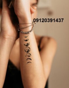 تتو ماه و ستاره در استاد معین 7 تتو در استاد معین